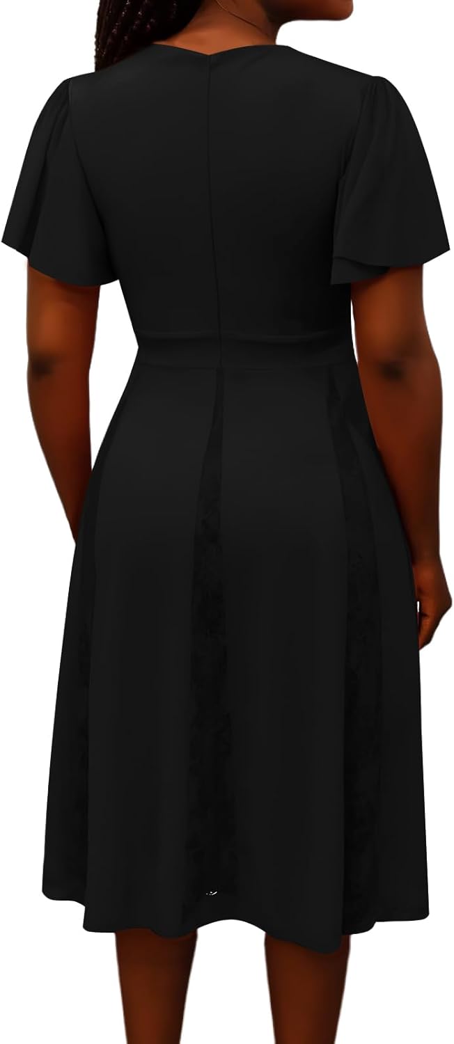 DinyIn Women's 2025 Summer Short Sleeve Casual Dresses - Image 3