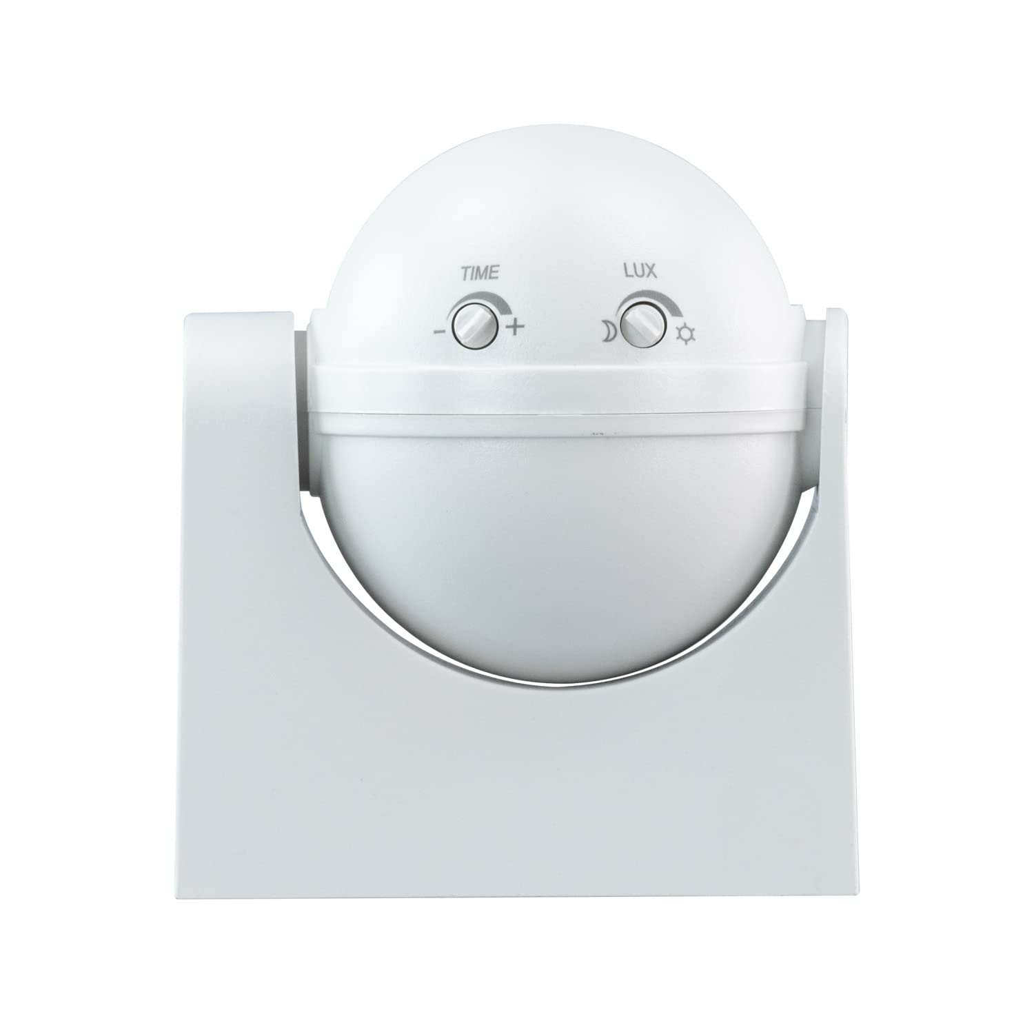 POPP® Electric Sensor de Movimiento Exterior/Interior de Luz Detector Ajustable Superficie de Pared Orientable 200W/800W 220-240V IP44 180° 12m (Pack 5 Unidad)