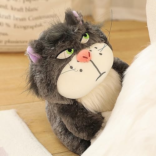 Image of Storescent Cute Angry Cat Plush Cartoon Kawaii Cat Plush Cat Stuffed Animal Birthday Gift for Girls & Boys 35cm