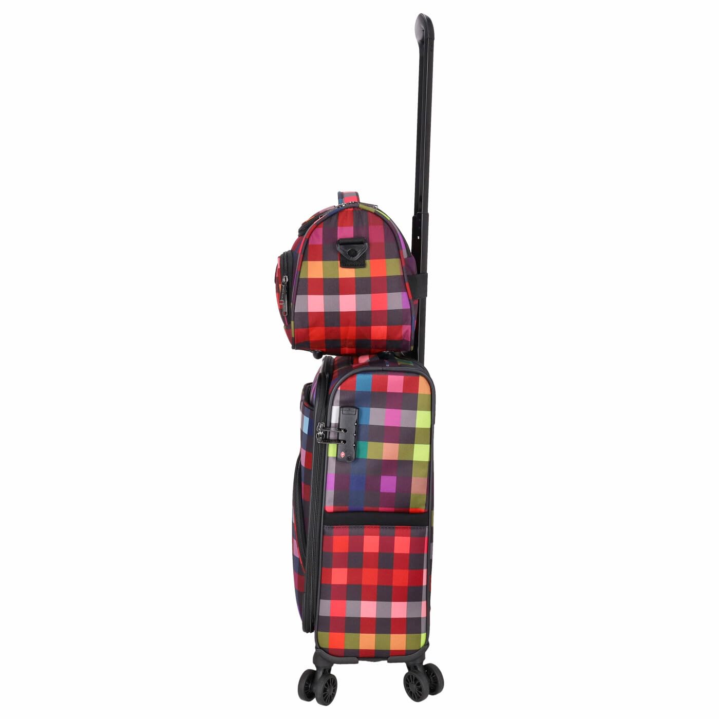 SoftLITE Leichter Kosmetikkoffer aus Polyester (multicolorcheck, Beautycase)
