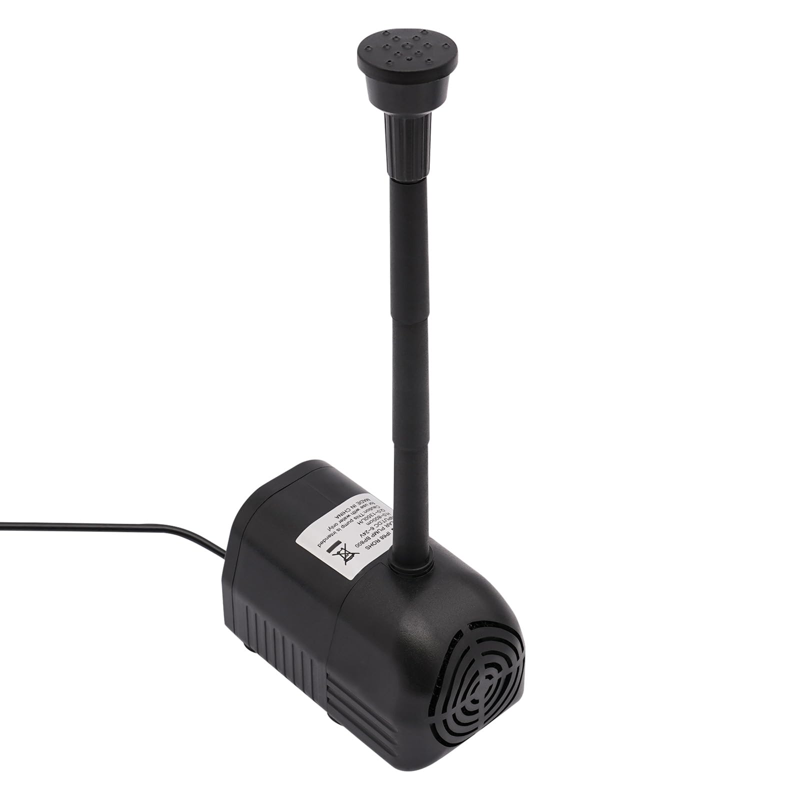 Fontana solare da 10 W, pompa solare per laghetto, pompa dell'acqua solare per esterni, giardino, stagno, contenitore per pesce, gioco d'acqua fai da te, IP68, max. altezza 1,5 m