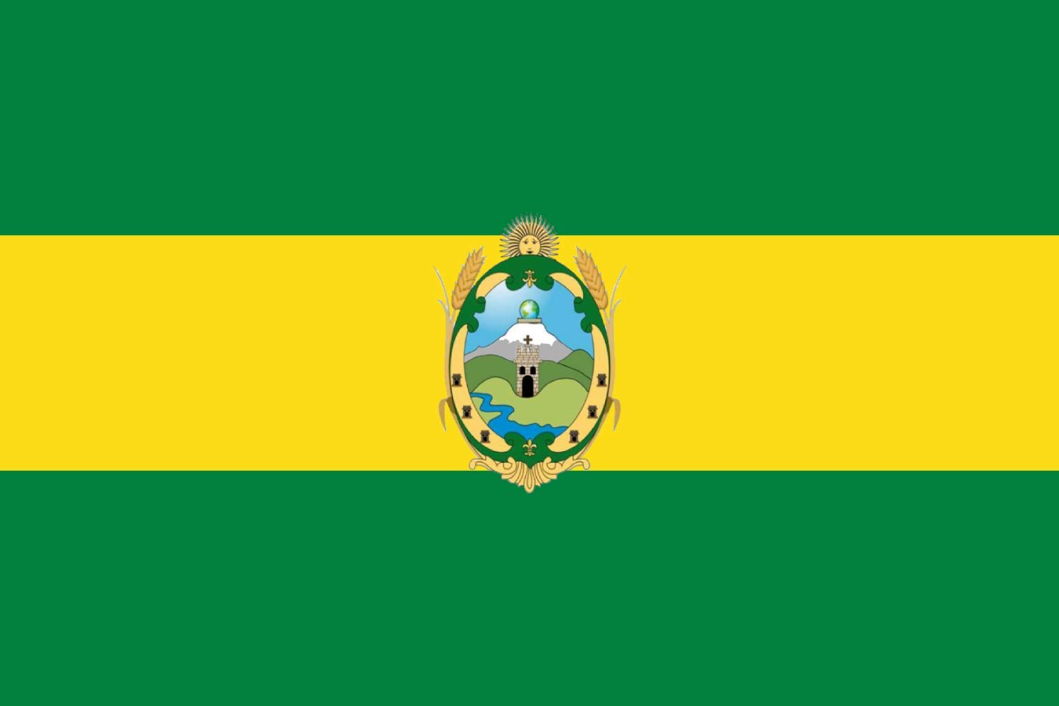 Drapeau paysage Cayambe pour décorer vos événements et grands mâts