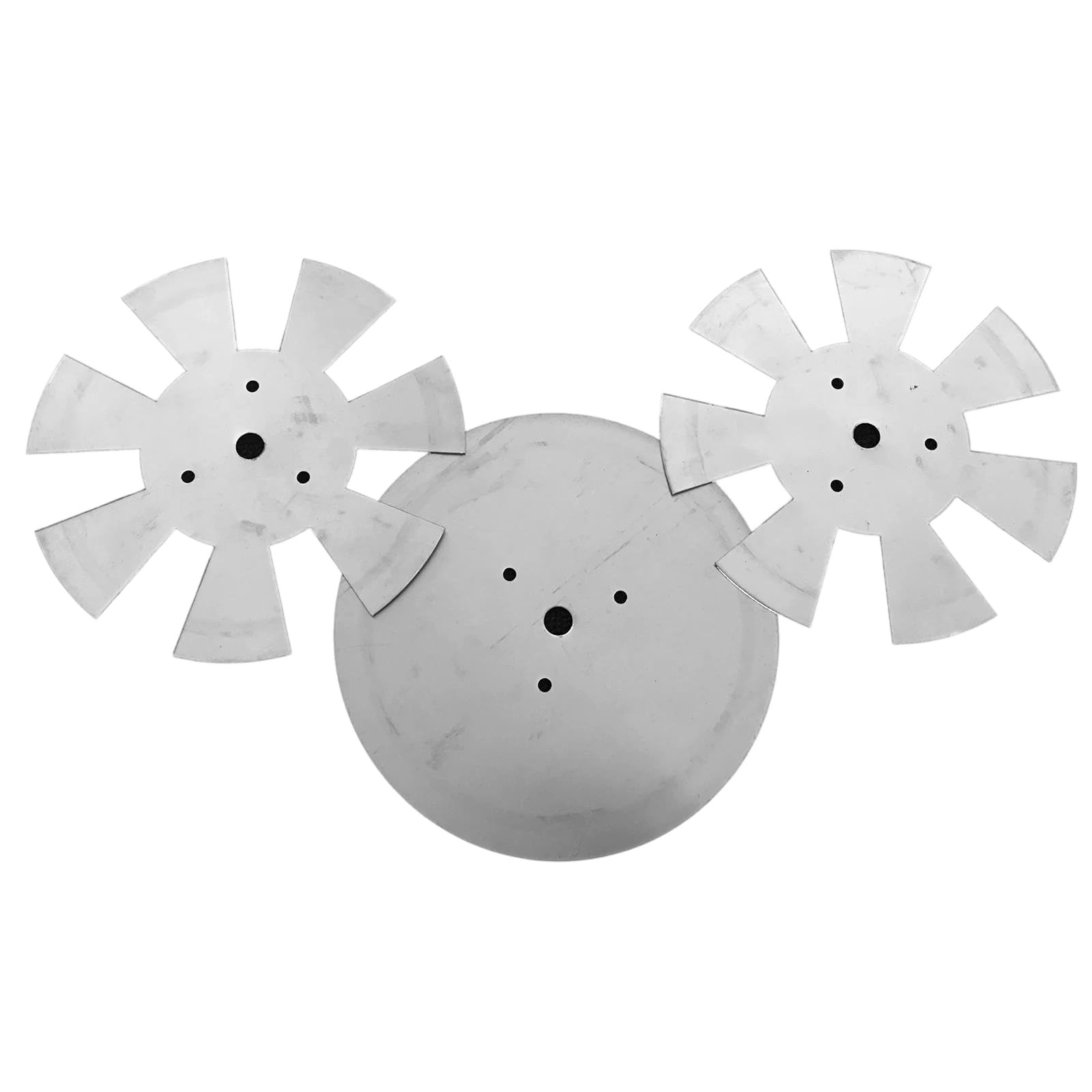 Platillos Platillos Chopper De Color Plateado De 10 Pulgadas Y 25CM | Platillos