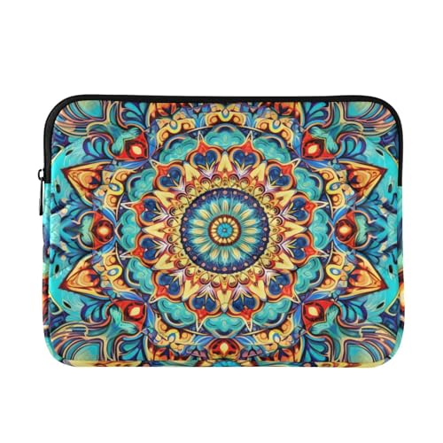 Funda para portátil 13-14 pulgadas impermeable con diseño mandala