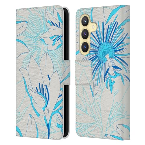 Carcasa Samsung Galaxy S24 5G de cuero sintético con tarjetero integrado