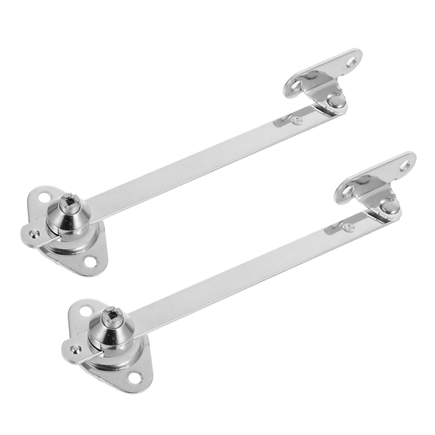 Balacoo 2pcs Stainless Steel Cabinet Door Support Bars with Soft Close Hinges Durable Heavy Duty Rods for Cupboard Space Optimization Effortless Installation and Precision Engineering