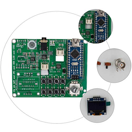 TEHAUX 1 Set Professional Wireless FM Radio Receiver Module PCB Soldering Practice Kit