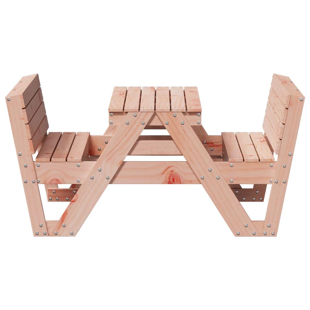 Tavolo da picnic per bambini 88x122x58 cm in legno massello Douglas