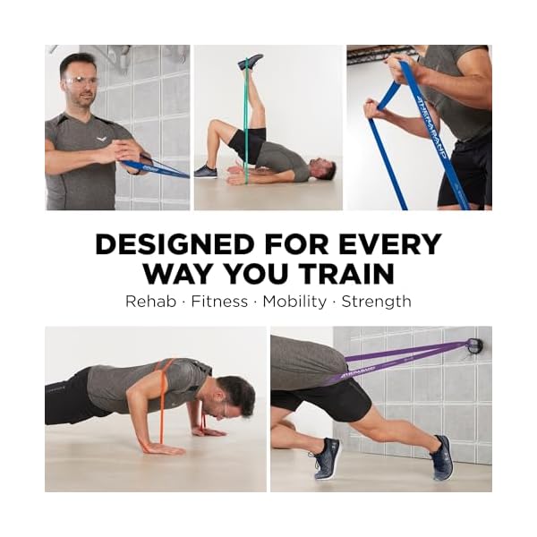 THERABAND High Resistance Band, Exercise, Workout, Physical Therapy, Blue - Image 5
