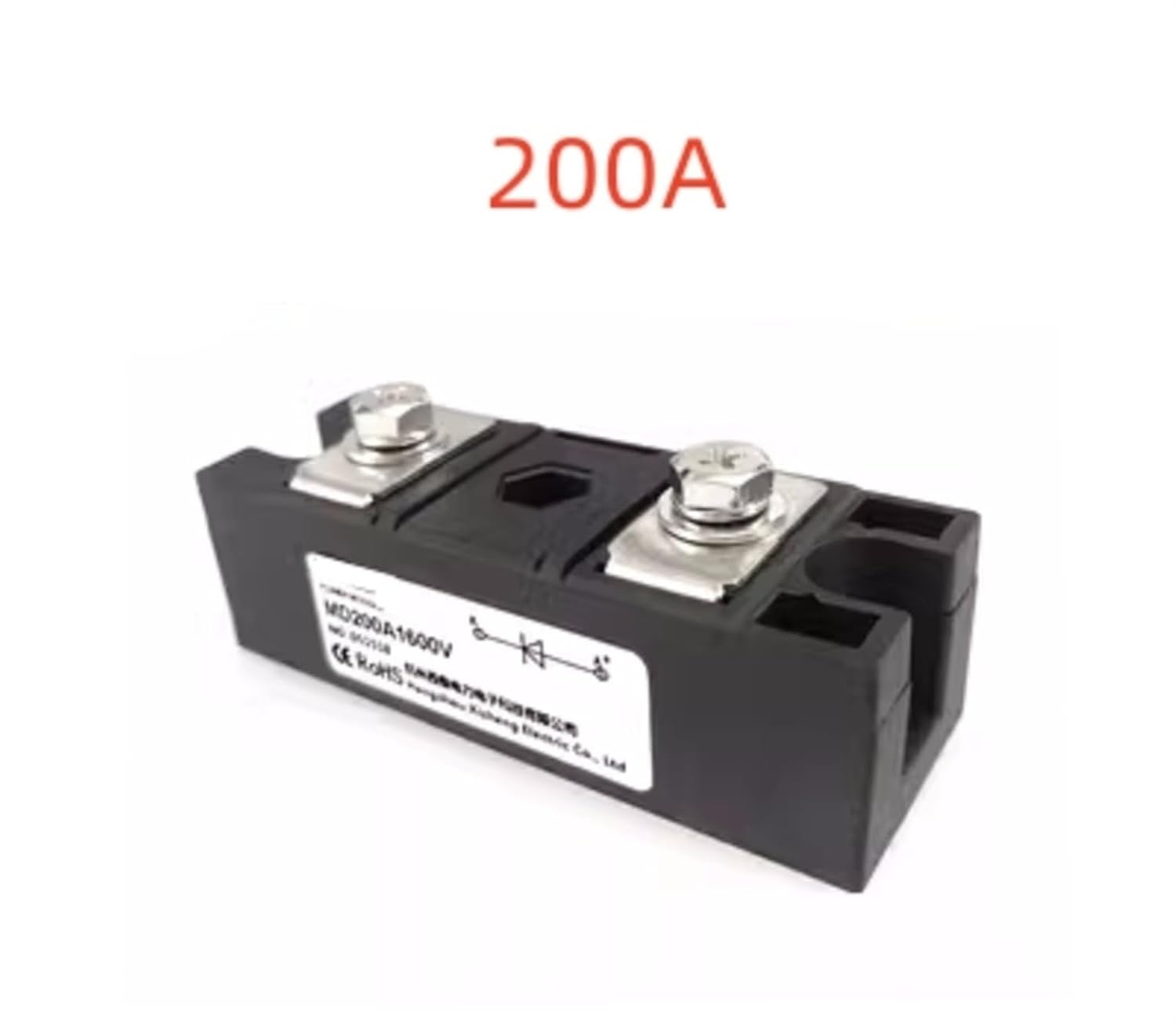 MD90A-16 Photovoltaic Anti-Recoil Diode 26A to 500A 100A 1600V Diode 40A 55A 70A 90A 200A 300A 400A 500A 160A 130A 110A 250A (Color : 200A)