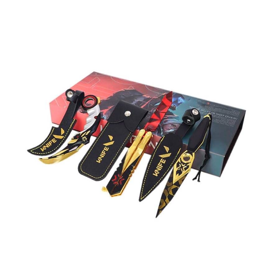 カランビット Amazon.co.jp: ヴァロラント ナイフ 3点セット バタフライナイフ