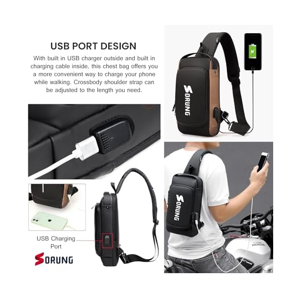 SORUNG Travel bag Backpack Bag With 10,000MAH power Bank [Free]