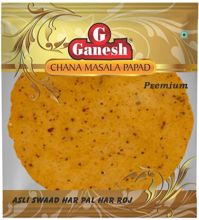 Ganesh Premium Chana Masala Papad-250gms (7 Inch)