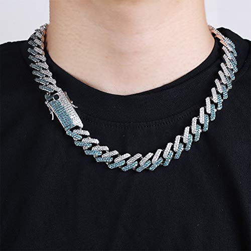 Collier Hip Hop Bande Verte Accessoire Tendance Hipster pour Vos Sorties Urbaines