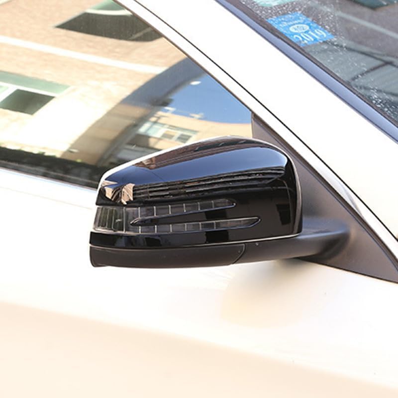 Coques de rétroviseurs Mercedes B-W246 2012-2019 noir laqué