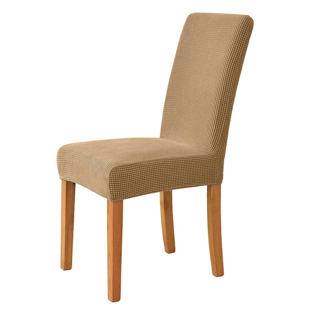 Housse de chaise extensible à carreaux salon cuisine maison hôtel motif 06