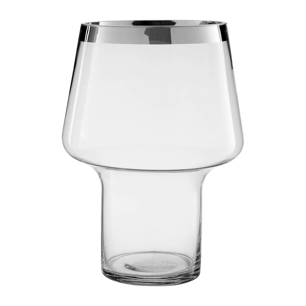 Fia White Vase - Glass 100%