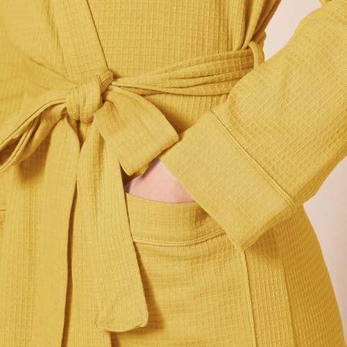 Image of Amazon Essentials Women's Lightweight Waffle Full-Length Bath Robe (Available in Plus Size)