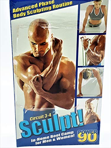 Power 90 Cardio/Abs -- Phase III/IV: Cardio 3-4 Sweat! In-Home Boot Camp for Men & Women! Advanced Phase Cardio Routin (1 VHS Tape, New in Shrink Wrap)