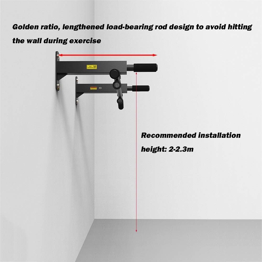 Pull-Up Bars Fitness Horizontal Bar, Home Stadium Sports Strength Training Equipment, Multifunctional Outdoor, Safe Load 200kg,Steel，Steel