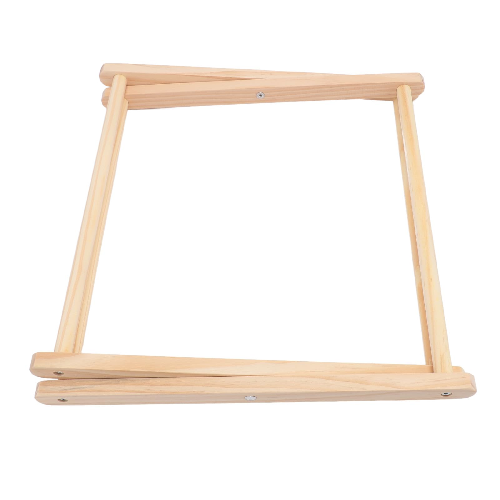 Porte-revues Pliable en macramé, Design élégant, Installation Facile pour Salon et Chambre à Coucher, Bois de Hêtre, 37x35cm