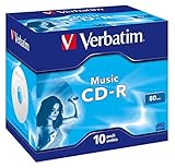 Mit einer Aufnahmezeit von 80 min, ist die CD der gängige Speichervolumentyp und bietet genügend Platz für Ihre Musik
