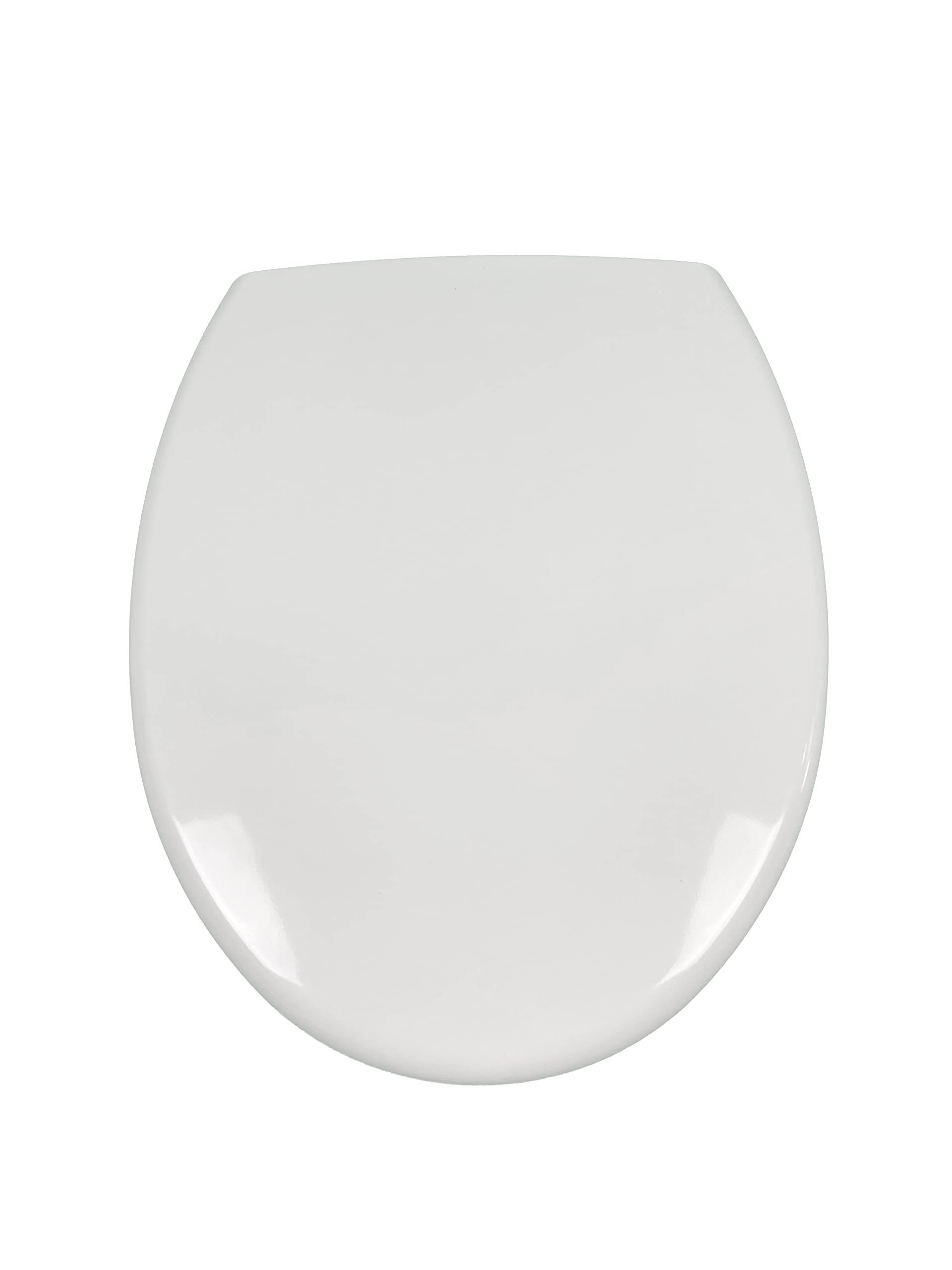 JACOB DELAFON Asiento inodoro OLA/PATIO caída normal Thermodur Bisagras metálicas inoxidables Blanco E4303-00
