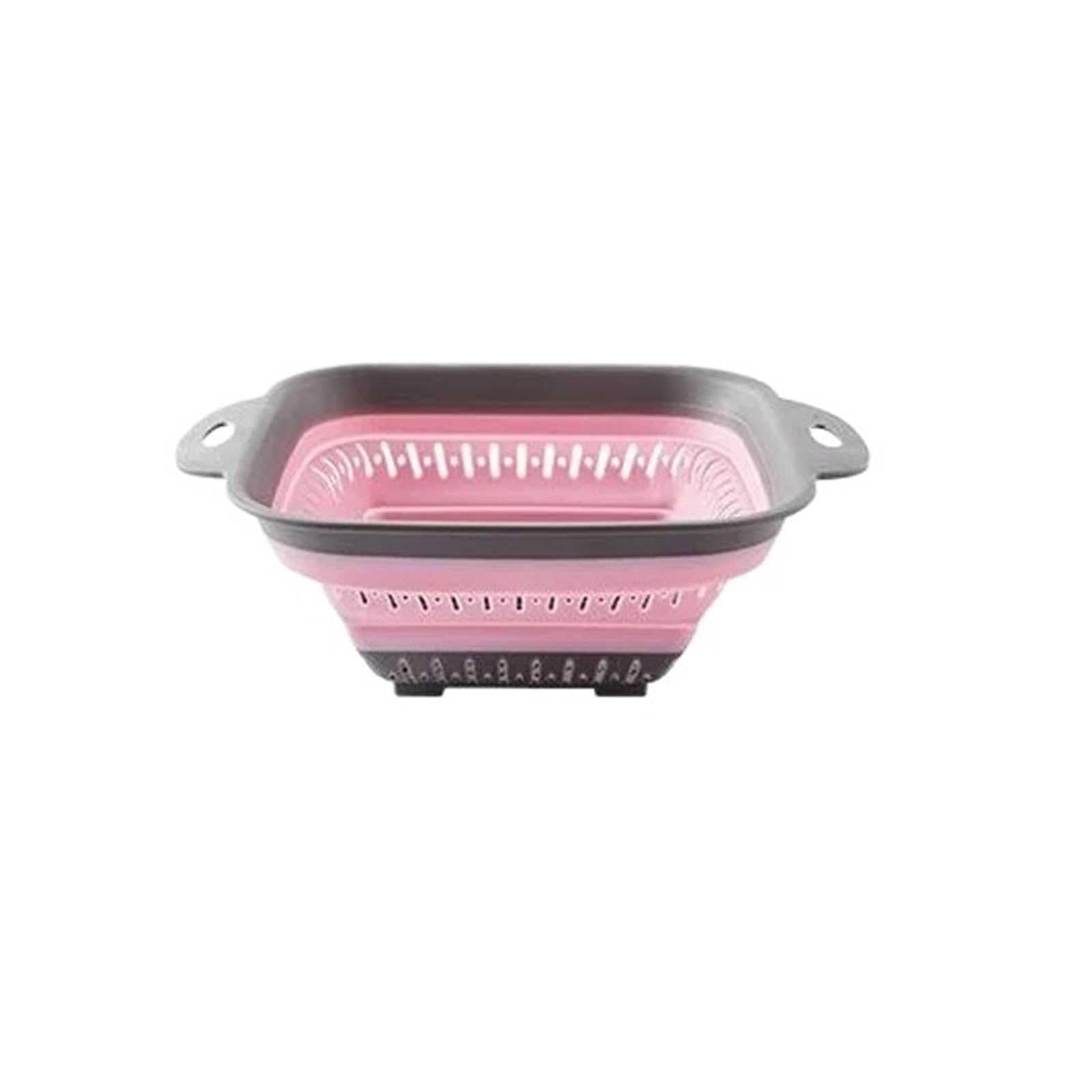 WZPTLKIBAD Collapsible Silicone Storage Basket Fruit Vegetable Drainer