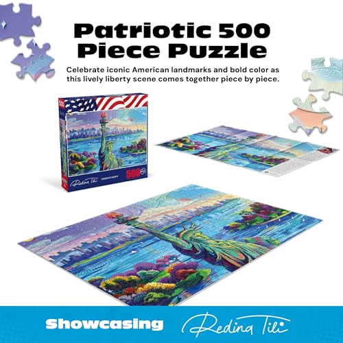 Buffalo Games - Celebrate Liberty - Rompecabezas de 500 piezas para adultos | Arte de Redina Tili, Hecho en USA miniatura 2