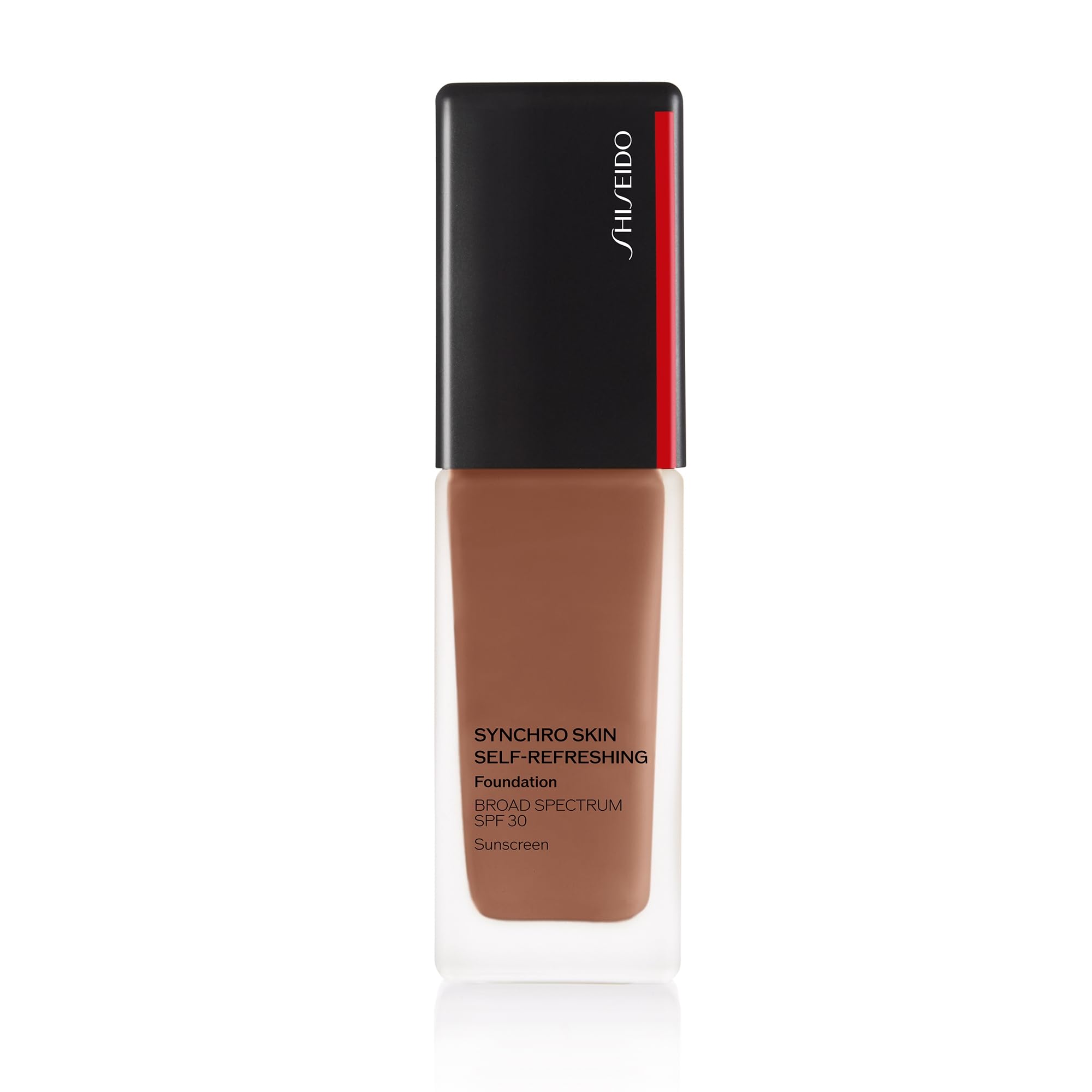 Shiseido Synchro Skin Self-Refreshing Foundation SPF 30 Henna 530 - Medium-to-Full Buildable Coverage - Natural Finish 24-Hour Wear