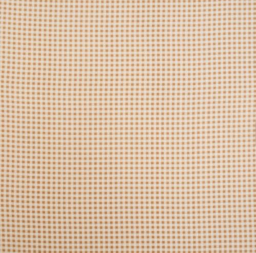 Image of NHD HOME Pure Cotton 220 tc Flat Single Bedsheets for Summer Breathable | Wrinklefree | Super Soft (Size-60 X 90 Inch) with 1 Pillow Covers (Size-17 X 27 Inches, Latte Checks