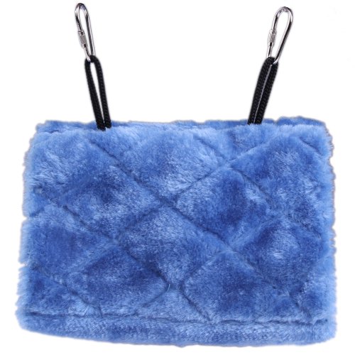 image for Vktech Plush Snuggle Bird Hammock Hanging Snuggle Cave Happy Hut Bird 