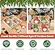 SLshiBo Weihnachtsanhänger Holz Bunt 12 Stück Weihnachtsbaumschmuck zum Aufhängen Holz Weihnachten Anhänger mit Juteschnur, Weihnachtsanhänger für Geschenke, Weihnachtsdeko