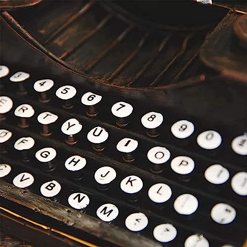 Vintage manuelle Schreibmaschine Klassisches Vintage Schreibmaschinenmodell, Schwarze manuelle Schreibmaschine Schreibmaschinentastatur Iron Art Schreibmaschine