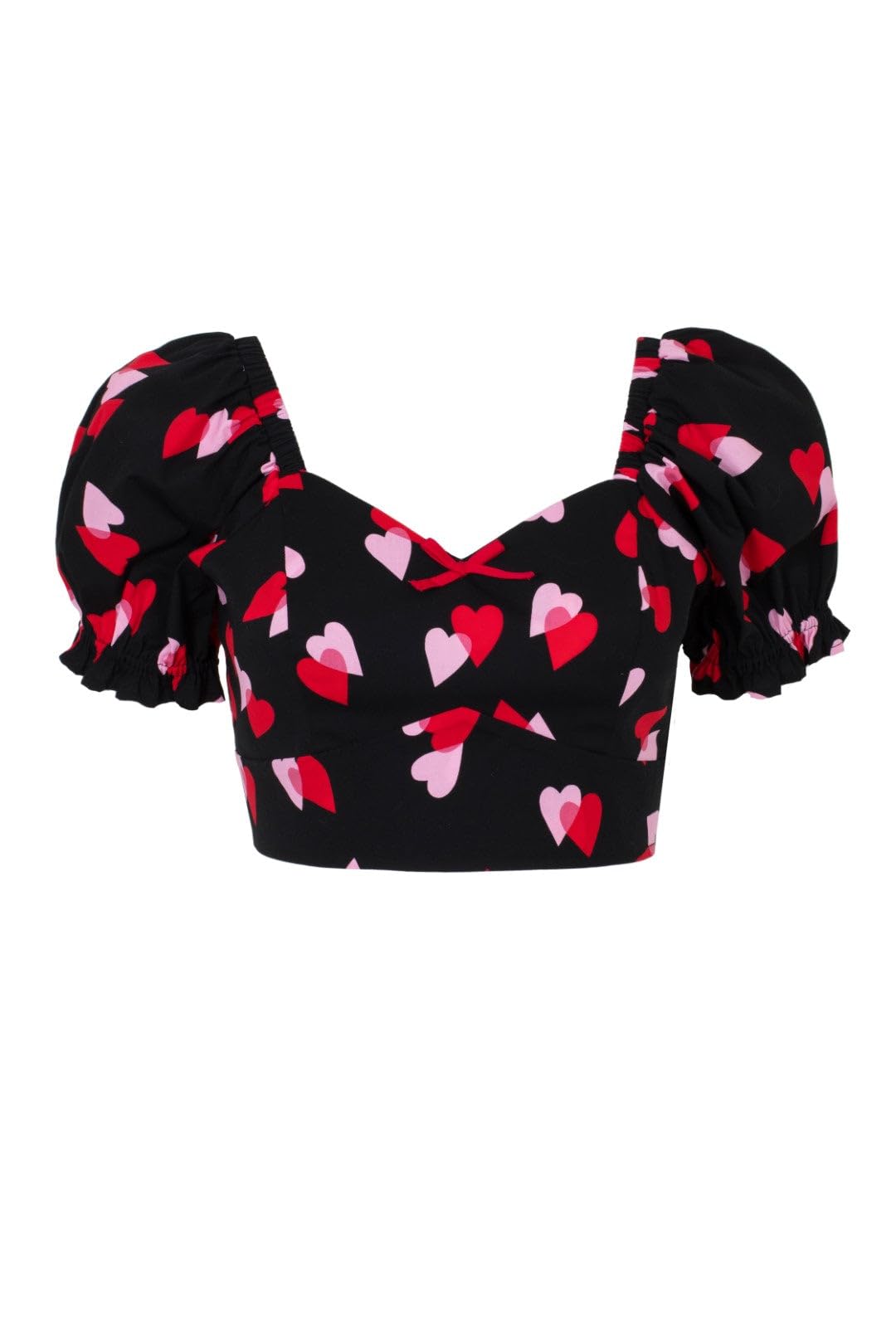Hell Bunny Unisex Blk Confetti Top