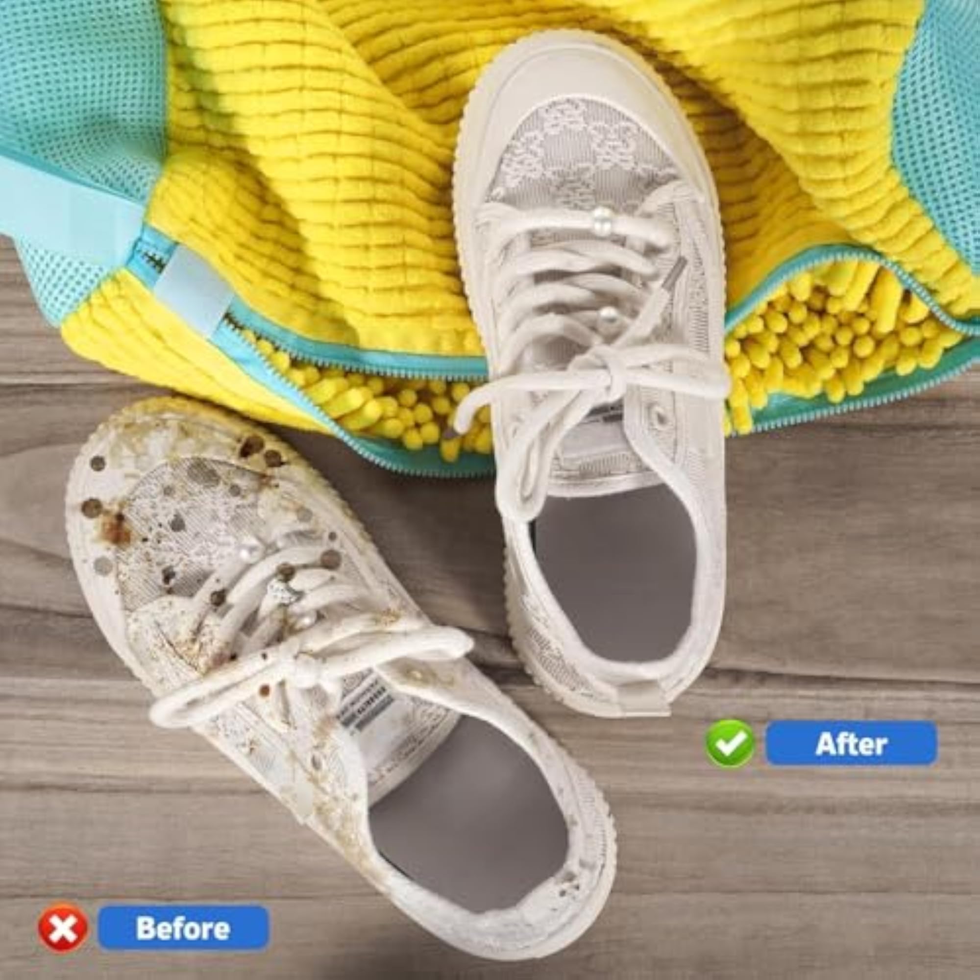 Shoe Washing Machine Bag, Durable Zipper Laundry Protector