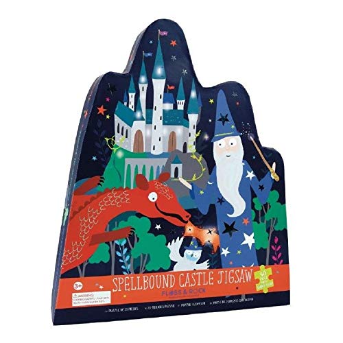 Floss Rock 42P6328 Jeu de 40 pièces de puzzle en forme de château avec boîte
