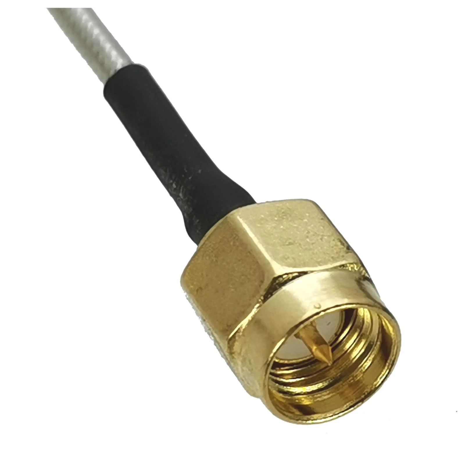 1M-20M SMA-Stecker auf Buchse Schott RG405 0,086" Silberkabel Halbstarrer flexibler Pigtail-HF-Stecker(20M)