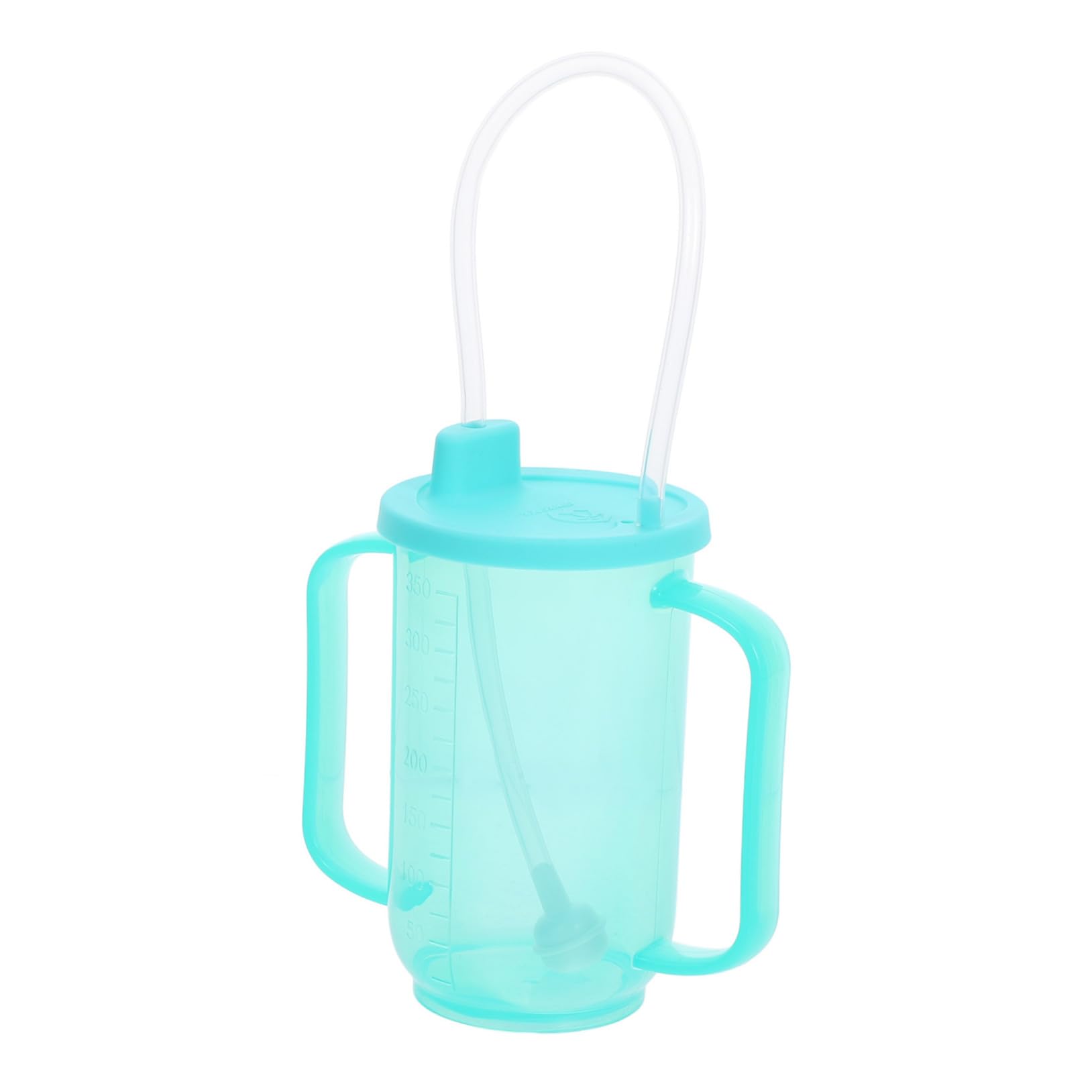 Mikikit Kubek Niekapek Odporny Na Zalanie Kubek Niekapek 350 Ml Seniorów Z Miarką Niekapek Osób Starszych Adaptacyjny Kubek Do Picia Z Uchwytami Obłożnie Chorych Pacjentów