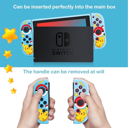 Xcitifun COMPATIBLE WITH NINTENDO SWITCH Protective Case Designed For Nintendo Switch Soft Tpu Cases For Girls Boys Kids Cartoon Cute Kawaii Character Switch Shell Compatible With Nintendo Switch Controller Cover thumb #3