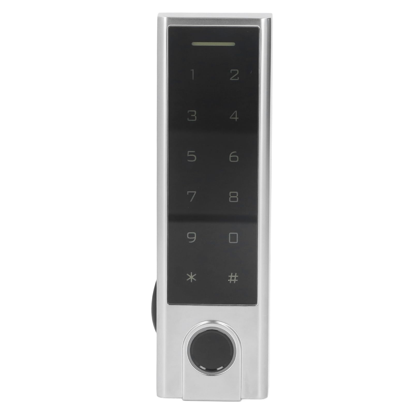 Sistema De Control De Acceso, Controlador De Acceso De Huellas Dactilares Teclado De Control De Acceso De Metal Impermeable Lector De Teclado De Control DC 12-18 V Para Tarjeta EM Diseño Impermeable