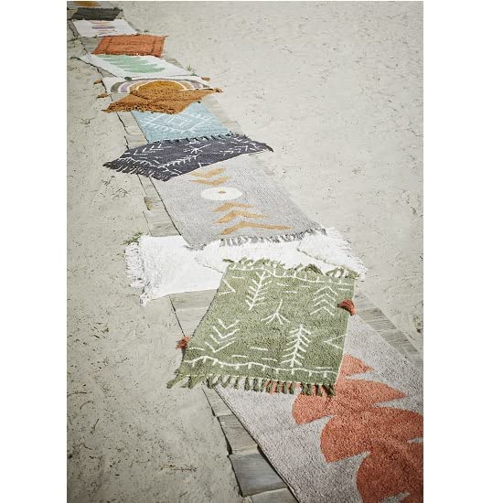 Madam Stoltz Badteppich / Badteppich aus Baumwolle, 60 x 90 cm, Anthrazit