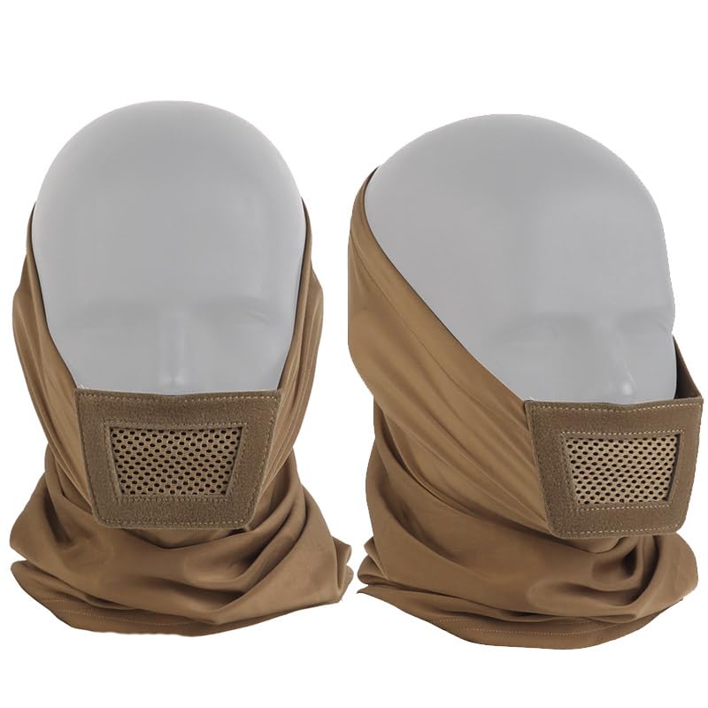 Tactical Cycling Mask Camouflage Hood Outdoor Shooting Sports Face Protection Gear - Black