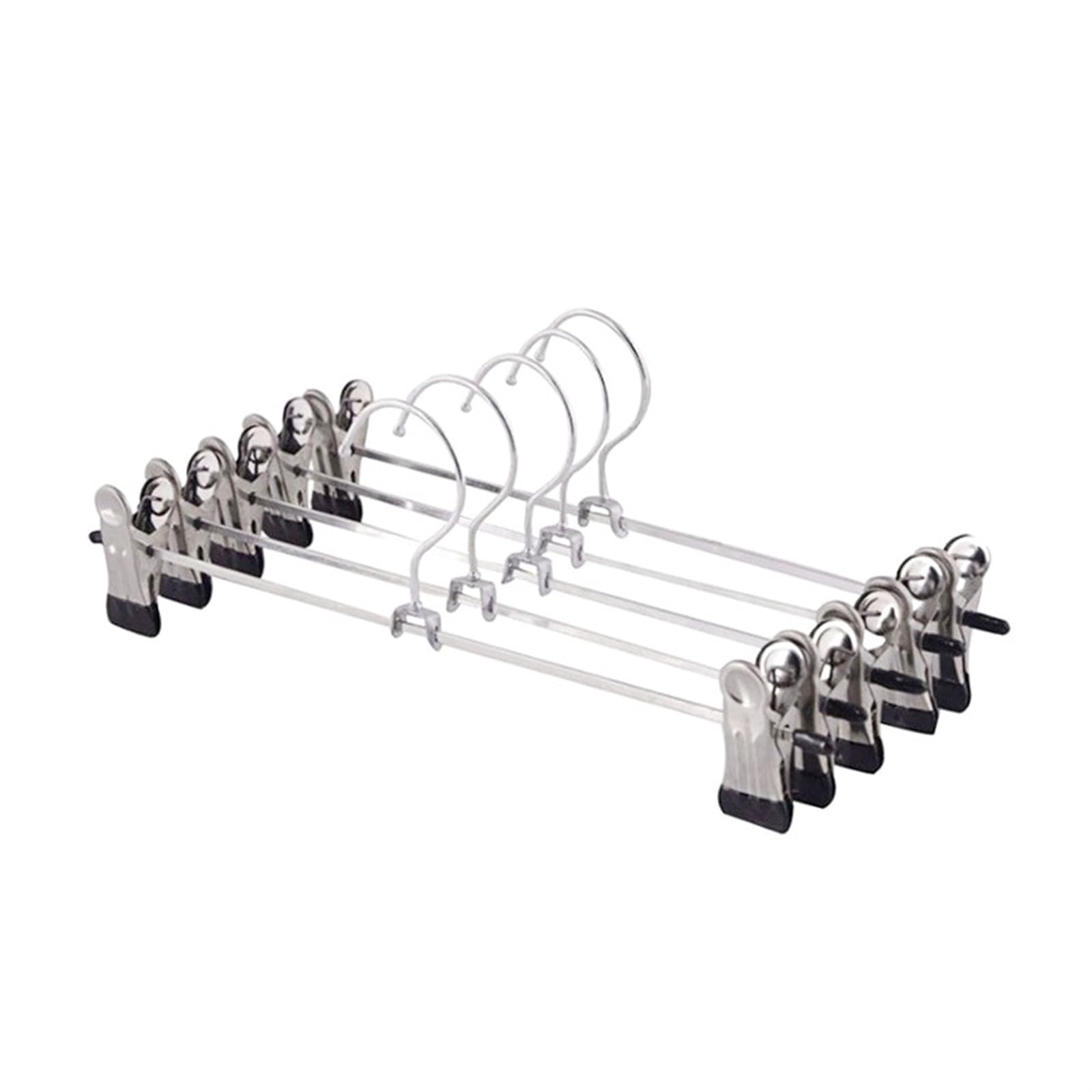 GONMDOPY Coat Hangers,10 Pcsng Clothes Hangers for Clothes Rail & Closet, Clothing Hanger Drying Rack for Trouser Skirt Phangers Clothes Adjustable
