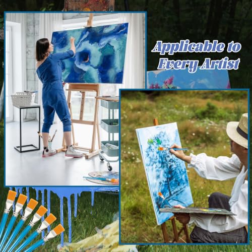 Image of 1 Inch Flat Paint Brushes Bulk, 40 Pcs Large Acrylic Painting Brush