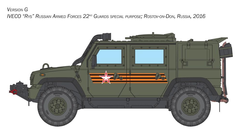Italeri 6766 VTLM Lince, scala 1:35, Plastic Model Kit/Modello in plastica da montare