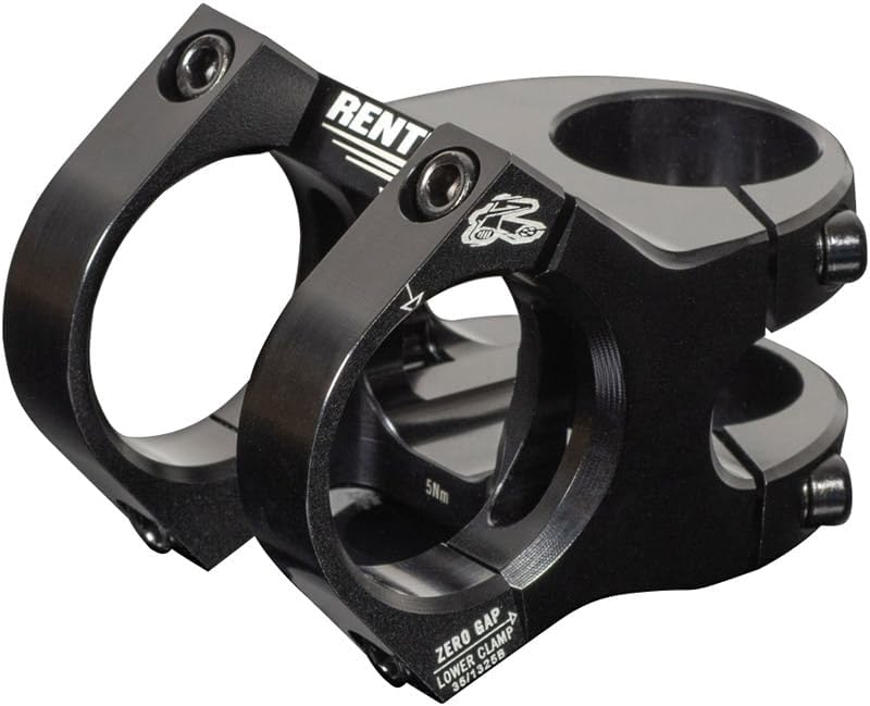 Renthal Fatbar Lite Stem 40mm Stem Len 35mm Bar Clamp Black | bike-stems-and-parts
