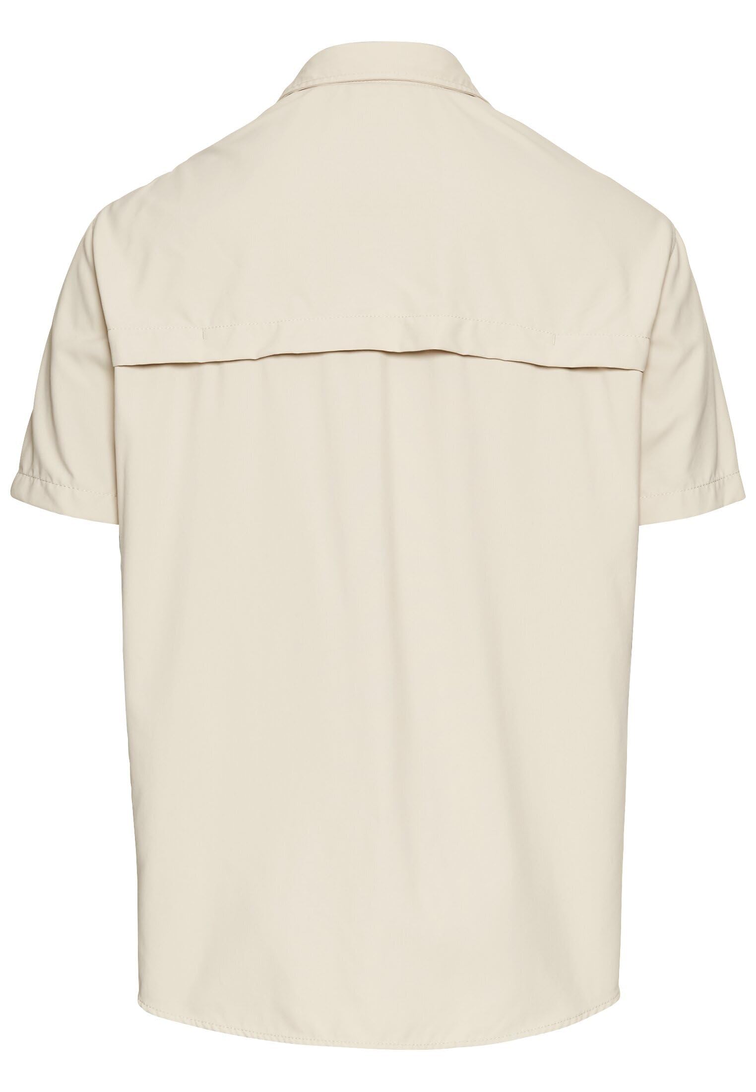 camel active Męska koszula z krótkim rękawem z efektem chłodzenia, beżowy, XL
