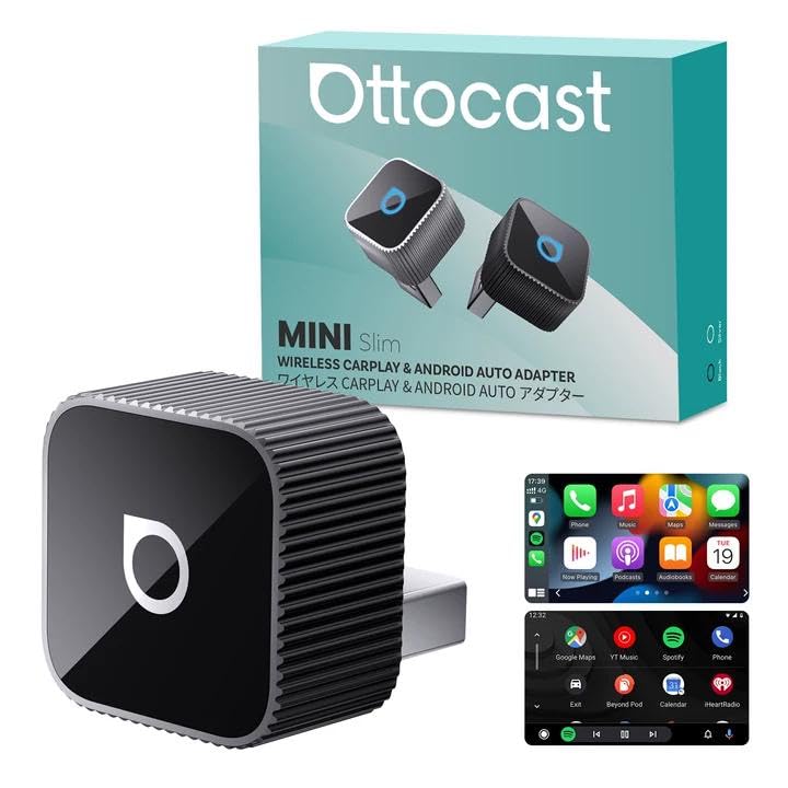 【公式】オットキャスト ミニ Slim 新CarPlay＆AndroidAuto Amazon.co.jp: 【公式】オットキャスト OTTOCAST MINI Slim 新型