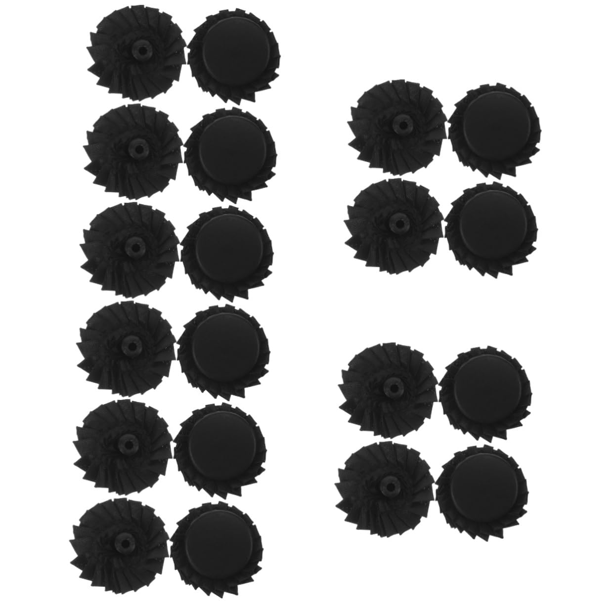 GALPADA accesorios para paraguas protector de punta de paraguas accesorios para sombrillas cubierta de la punta del cubierta superior del el plastico Black